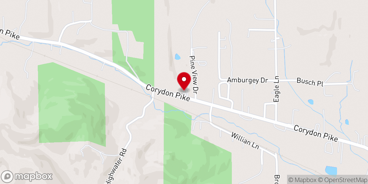 Map showing location of Faith & Love Church