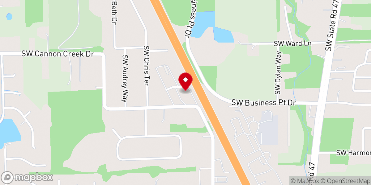 Map showing location of Abundant Love Christian Worship Center