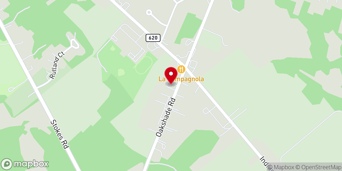 Map showing location of Crossroads Community Church