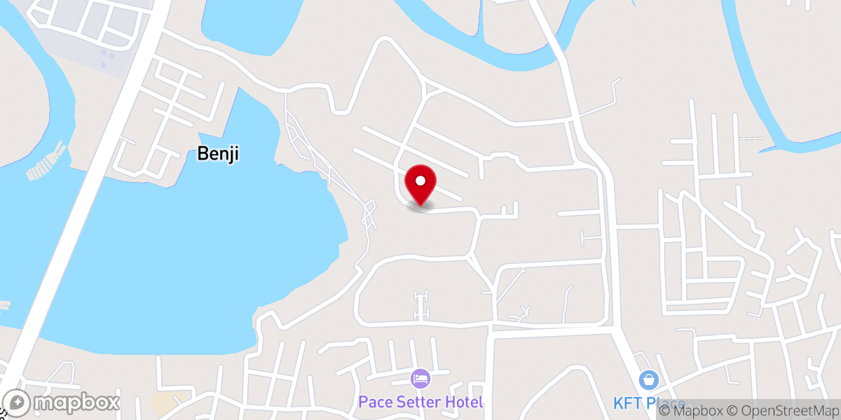 Map showing location of RCCG DELTA 13 HQ
