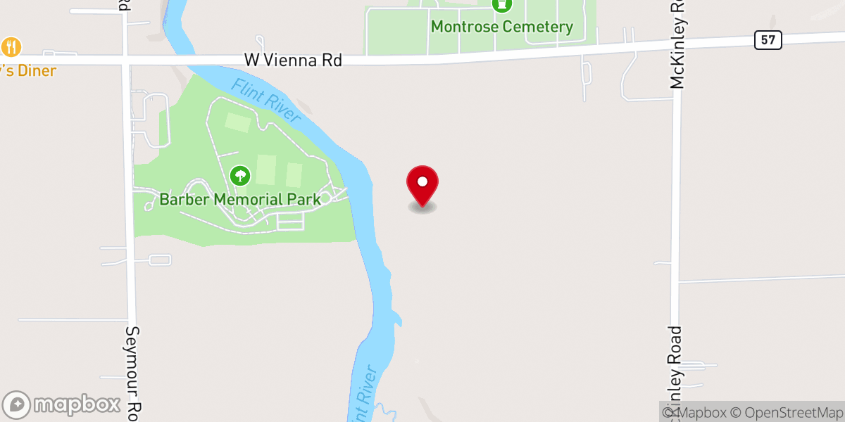 Map showing location of Christian Faith Union Church