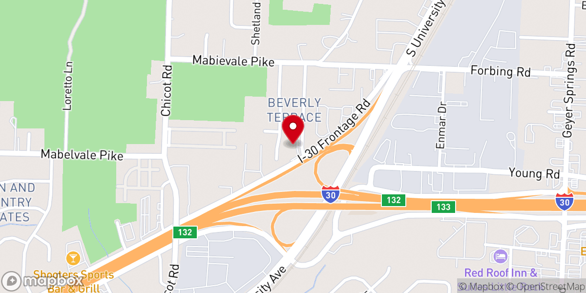 Map showing location of Uncle Wilson Ministries
