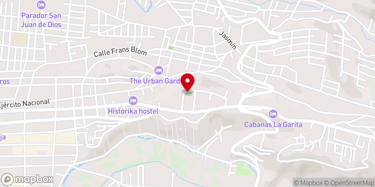Map showing location of parque de la Ermita de Santa Cruz, La Garita