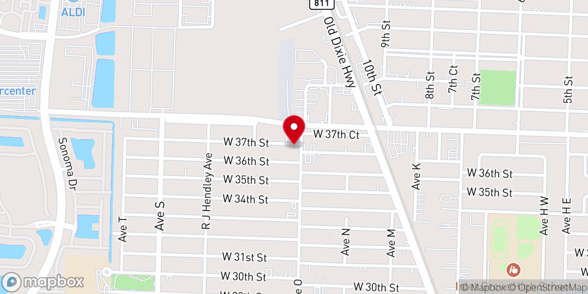 Map showing location of Bethesda Haitian Outreach Inc
