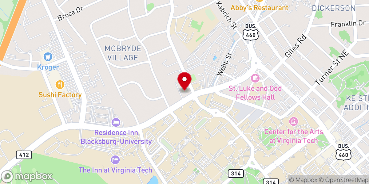 Map showing location of Higher Living Ministries Inc