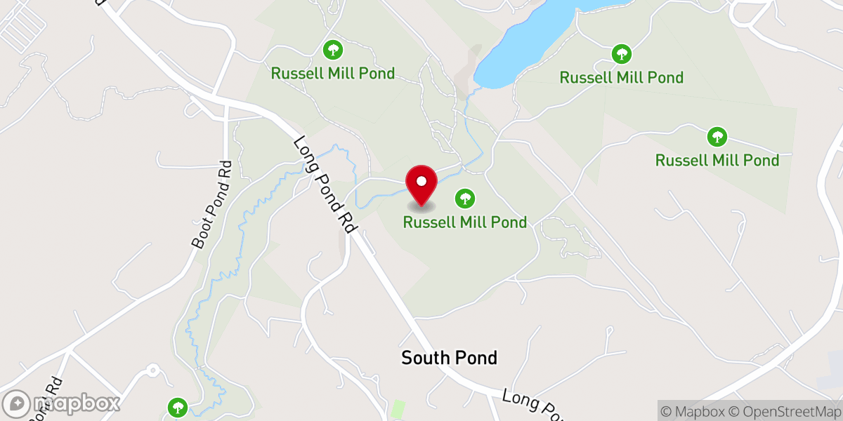 Map showing location of South Shore Insight Meditation Center