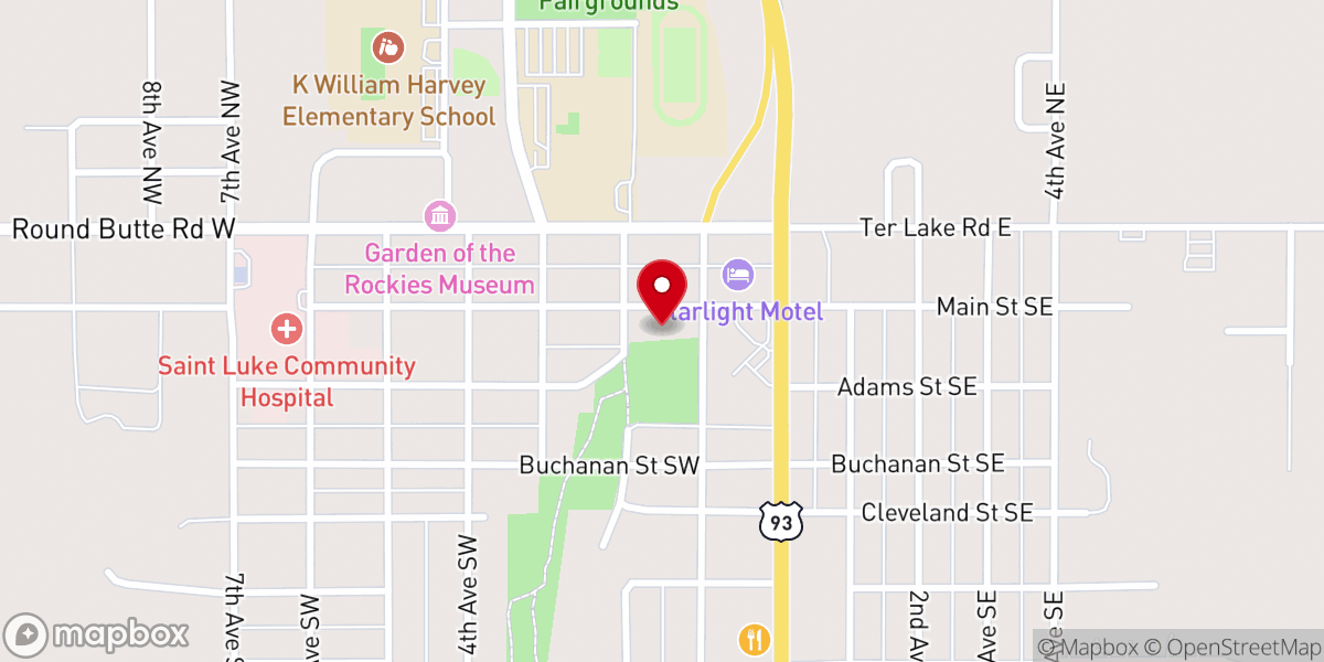 Map showing location of Fathers Ministries Inc
