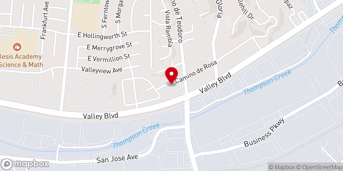 Map showing location of Mandarin Baptist Church of Glory