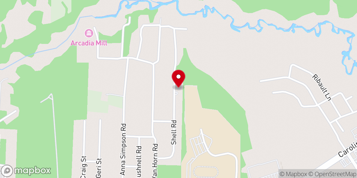 Map showing location of Fire Dance Church of Wicca