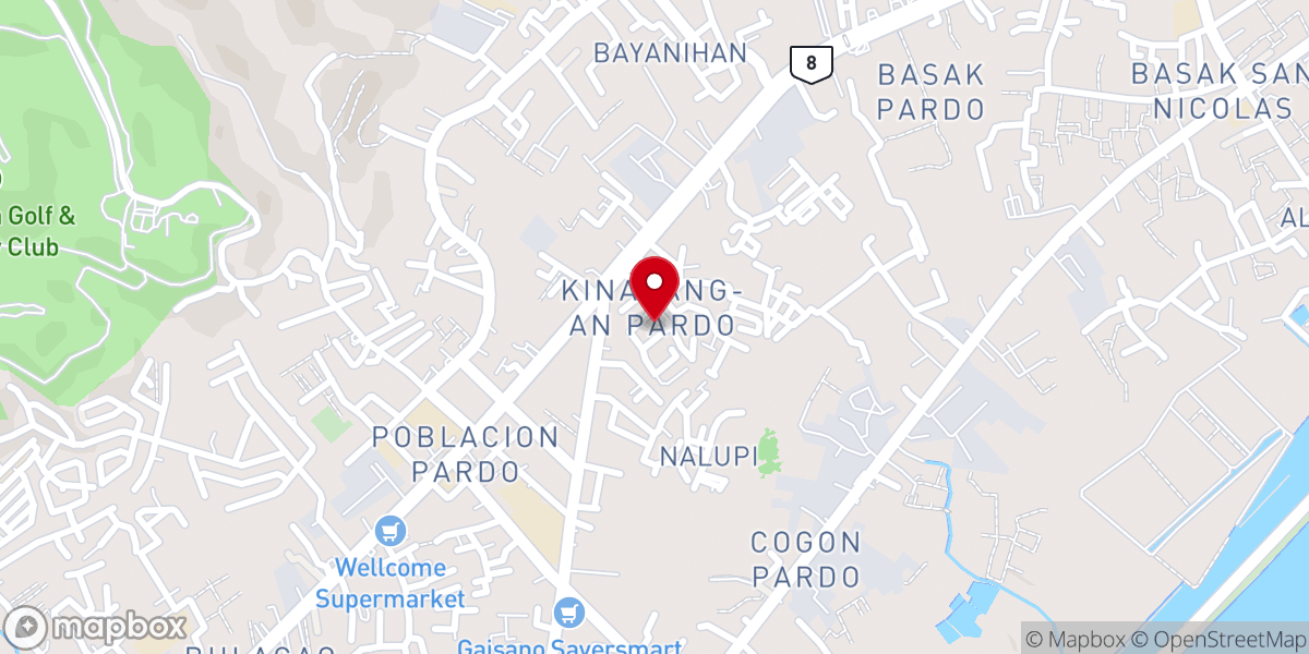 Map showing location of Pardo Baptist