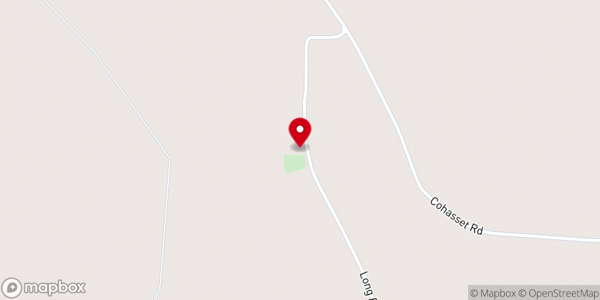 Map showing location of Long Branch Church
