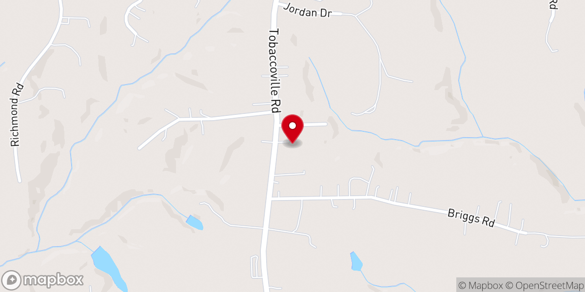 Map showing location of Parkway Bible Assembly