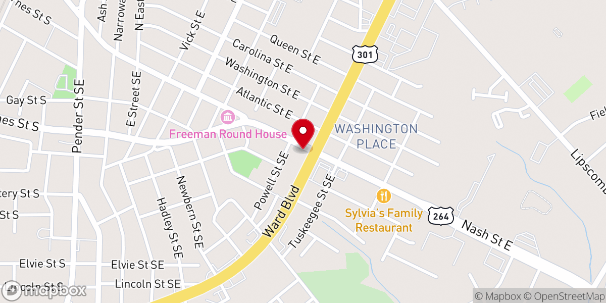 Map showing location of St Jude Apostolic Holiness Church