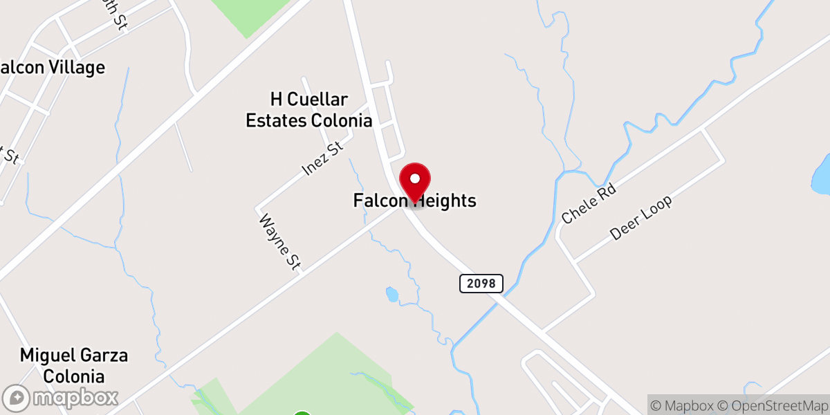 Map showing location of Holy Trinity Catholic Church