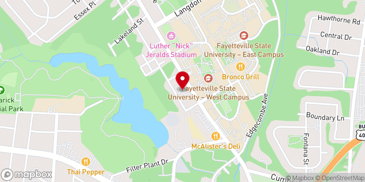 Map showing location of Mt Sinai Missionary Baptist Church