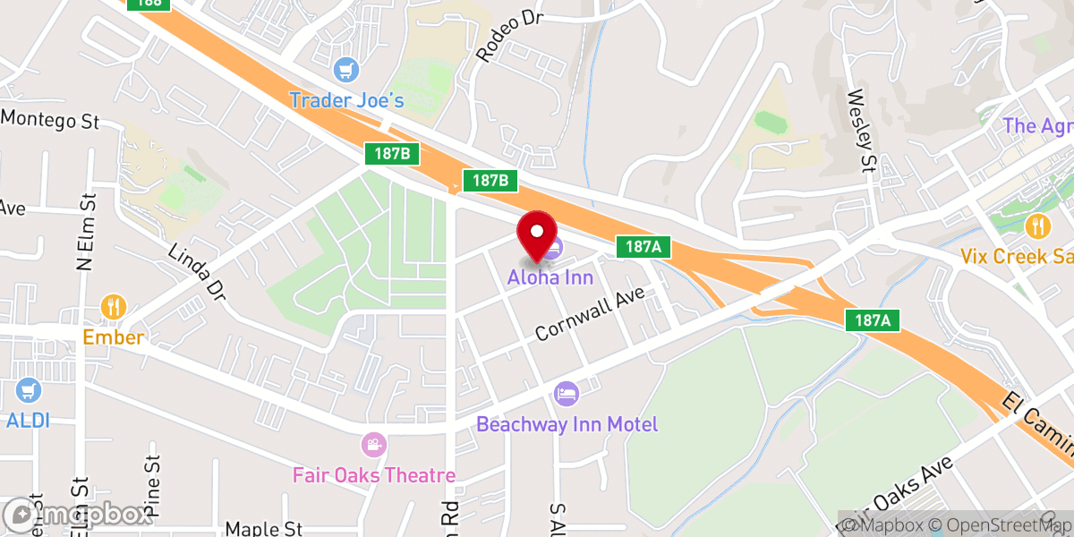 Map showing location of San Luis Obispo Christadelphian Church