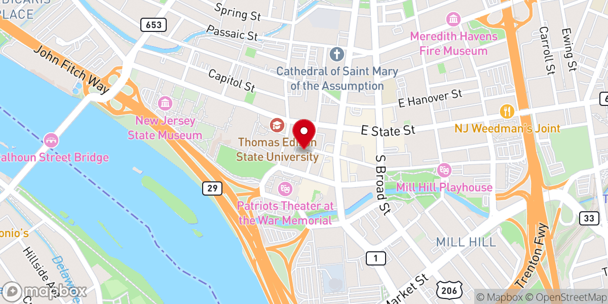 Map showing location of Word Alive Center