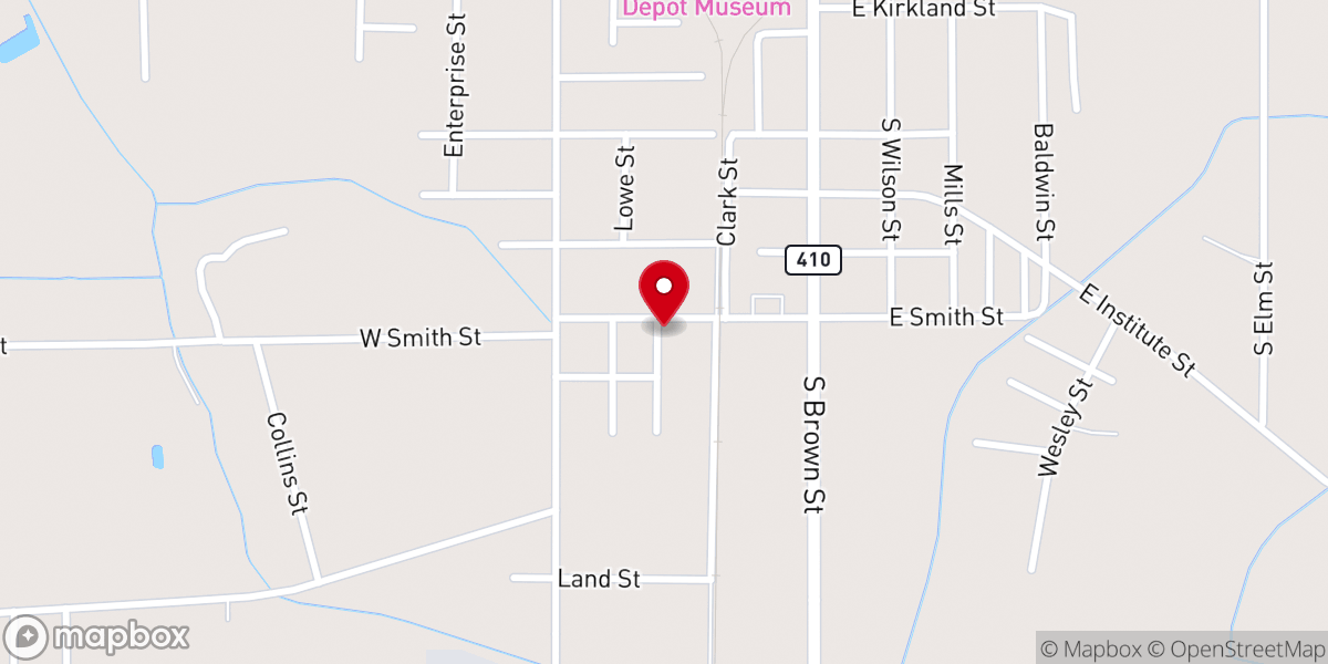 Map showing location of St Paul Holiness Church