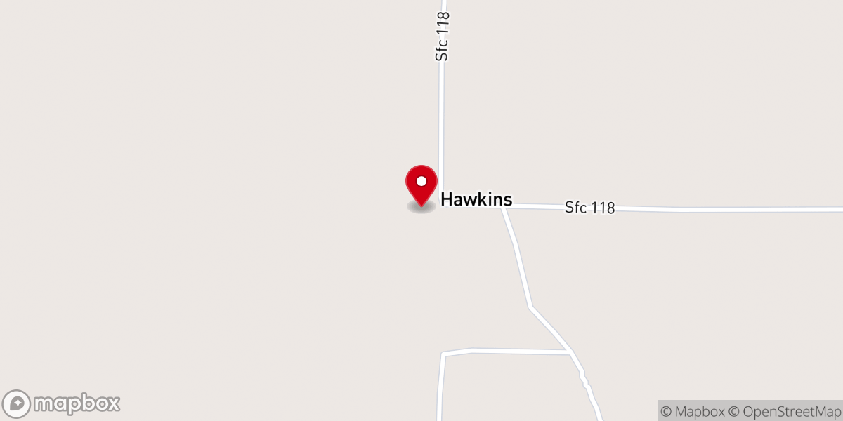Map showing location of Tomblin Rest Church