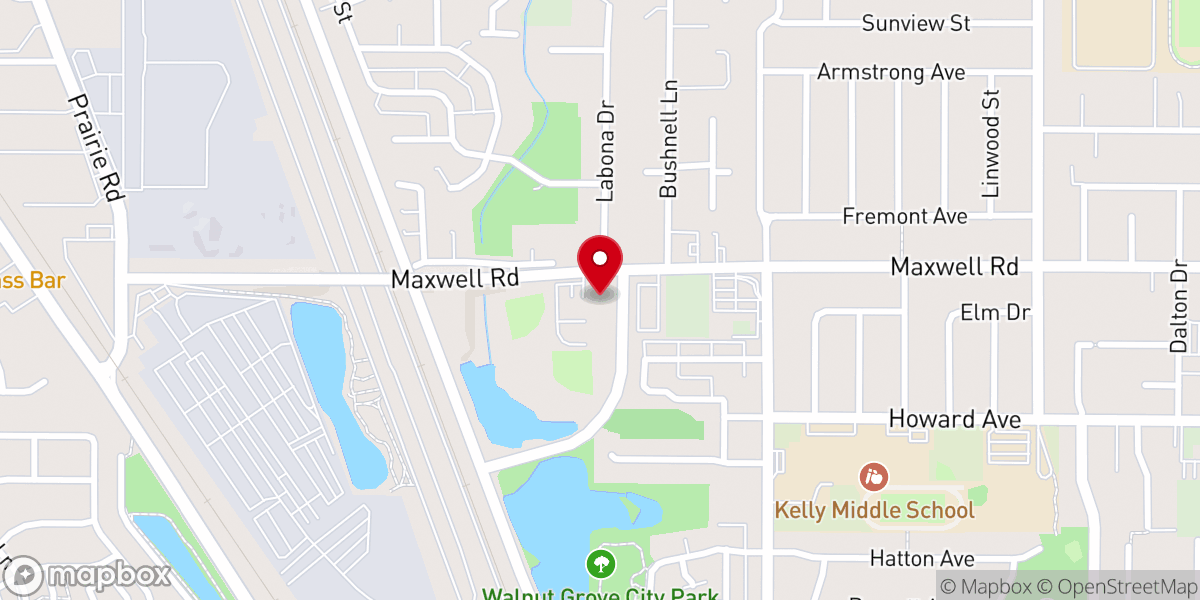 Map showing location of St. Peter Catholic Church