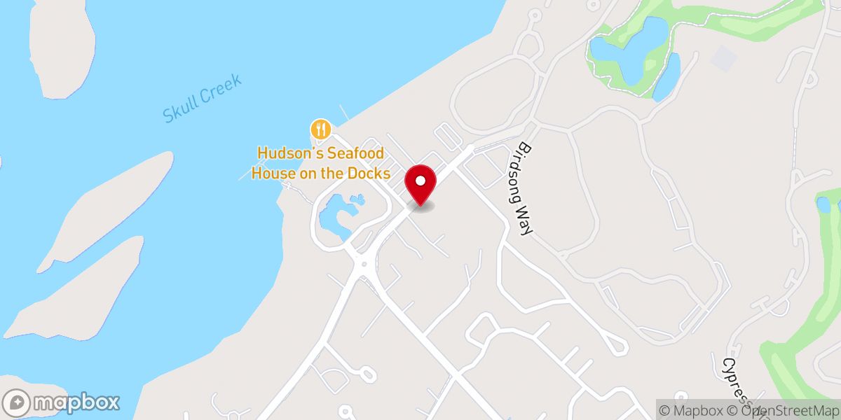 Map showing location of Calvary Church