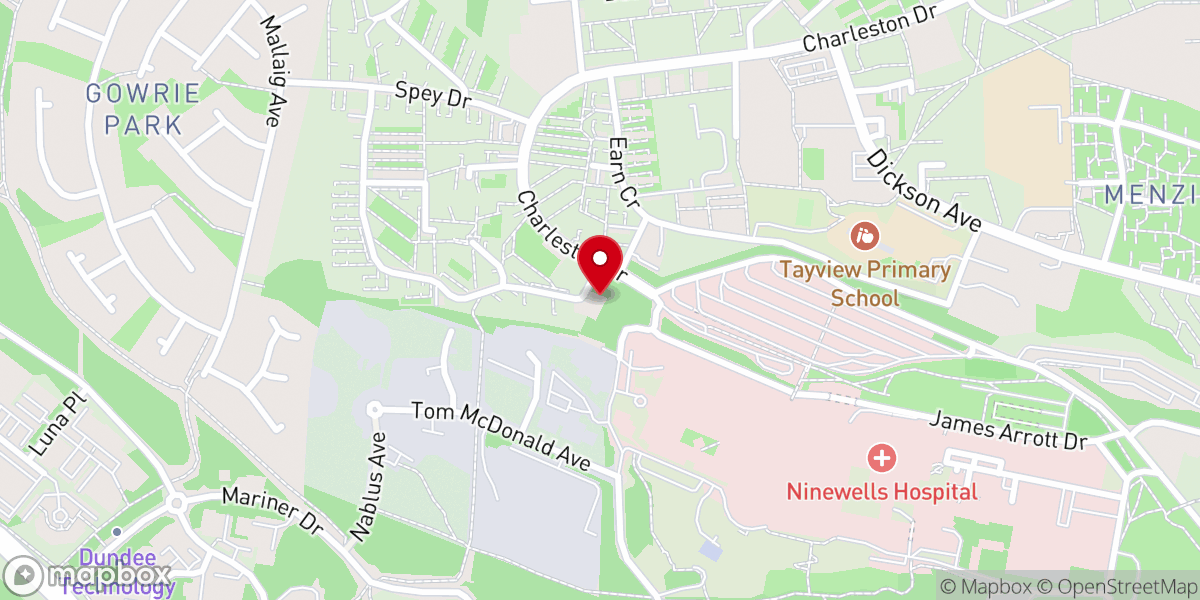 Map showing location of The Salvation Army