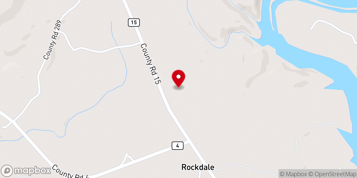 Map showing location of Lewis Church