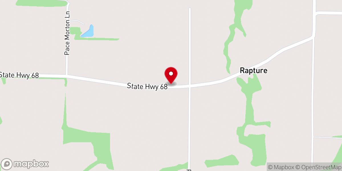Map showing location of Saint Francis Xavier Parish