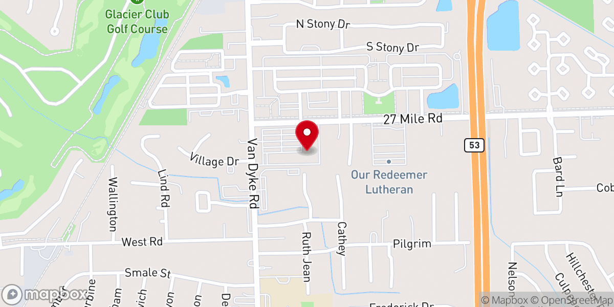 Map showing location of Momentum Christian Church