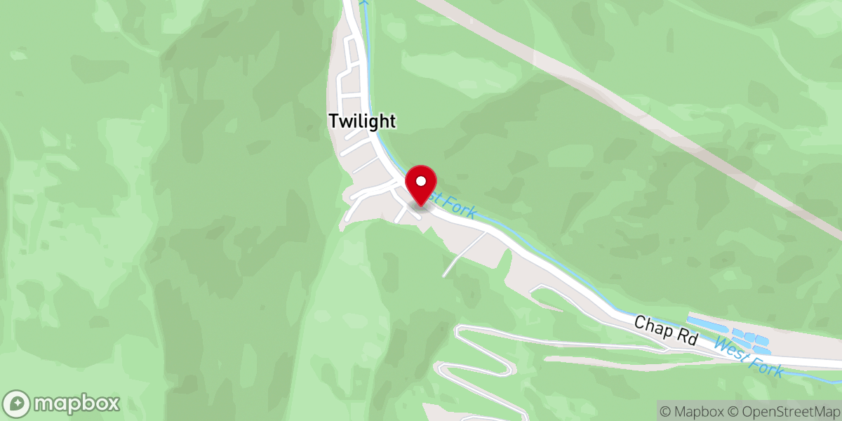 Map showing location of Twilight Star of Bethlehem Freewill Baptist Church