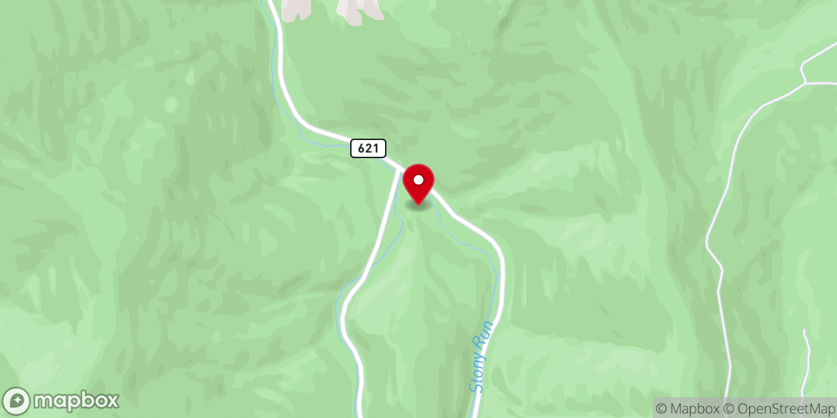 Map showing location of Twin Valley Church