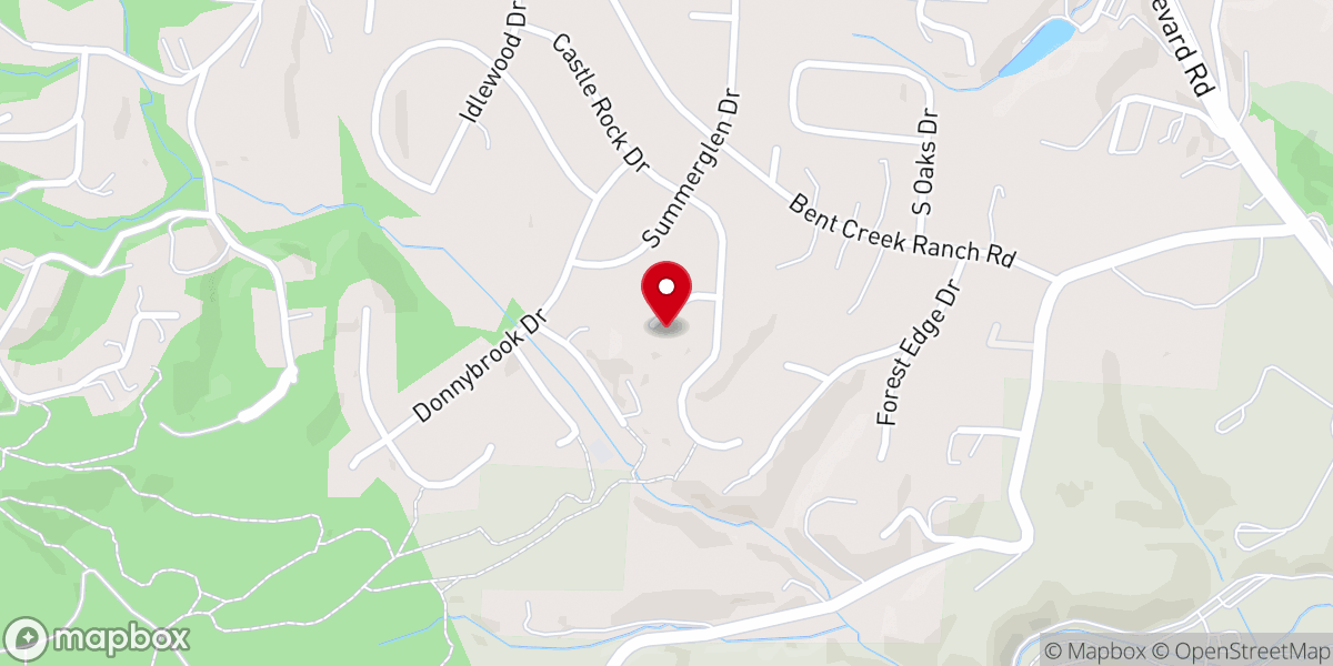 Map showing location of Ed Goforth Ministries