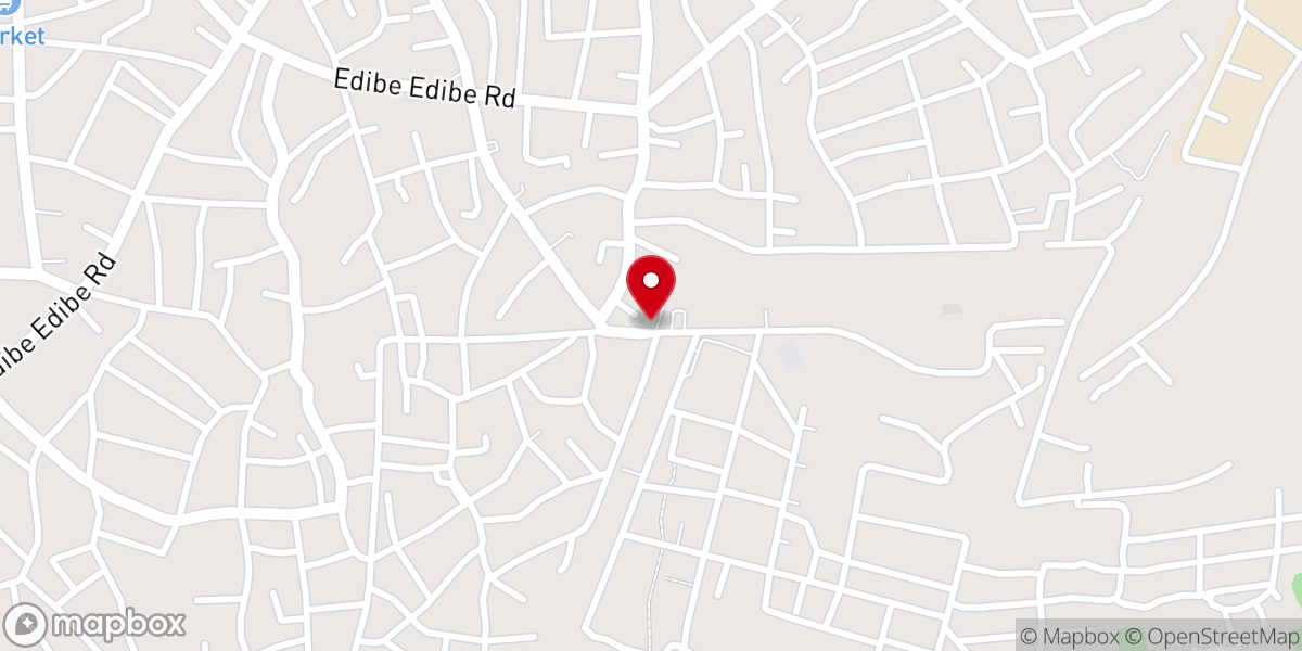 Map showing location of First Baptist Church Calabar