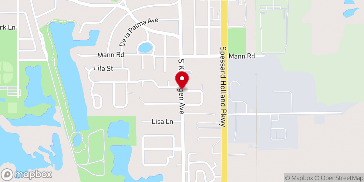 Map showing location of Saint Thomas Aquinas Church - Food Distribution Center