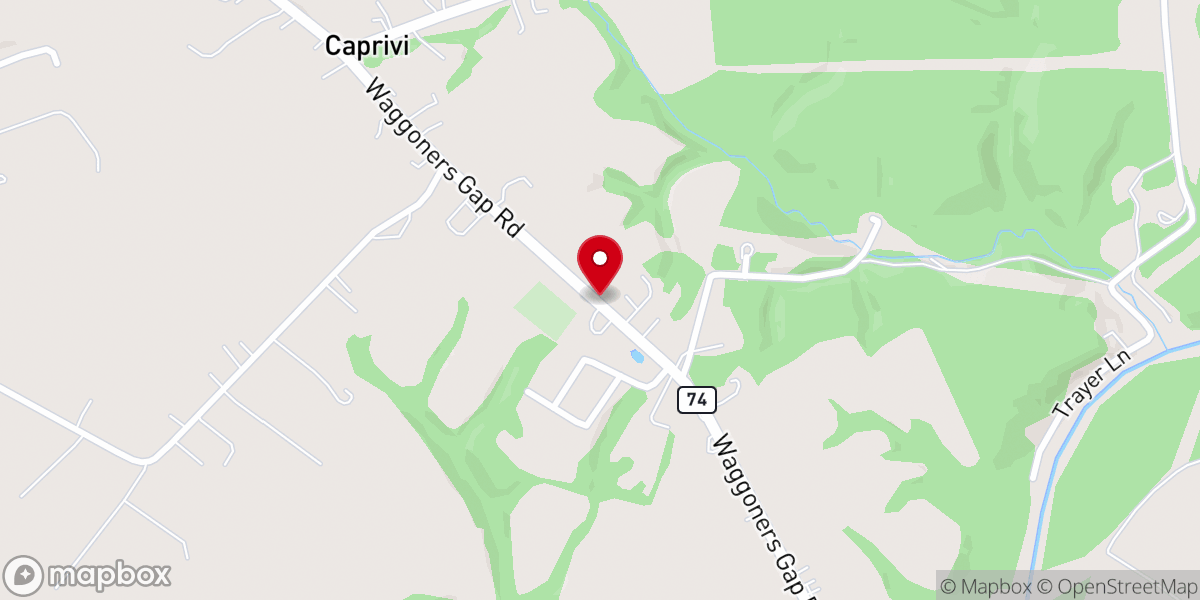 Map showing location of Plainfield Church of God