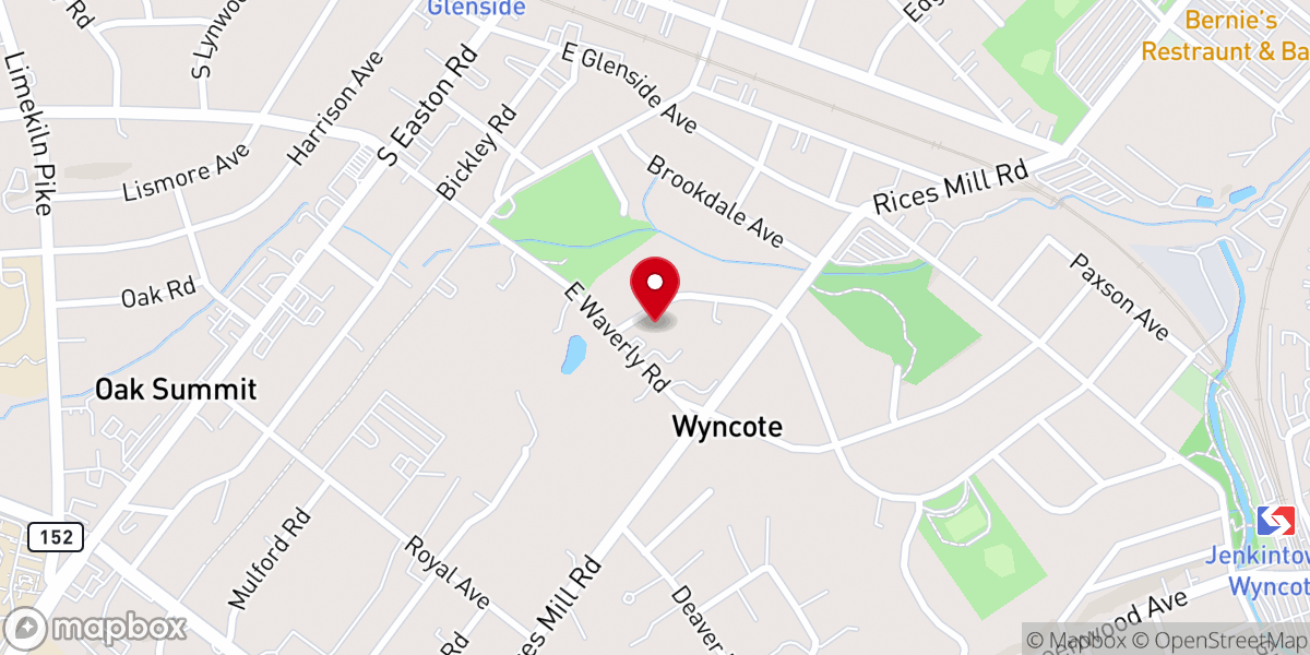 Map showing location of United Ghanaian Community Church