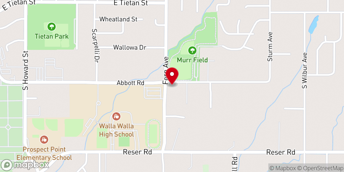Map showing location of Calvary Chapel