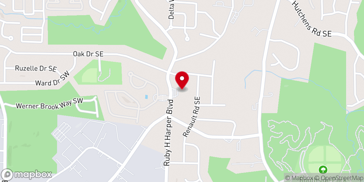 Map showing location of Dodd-Sterling United Methodist Church