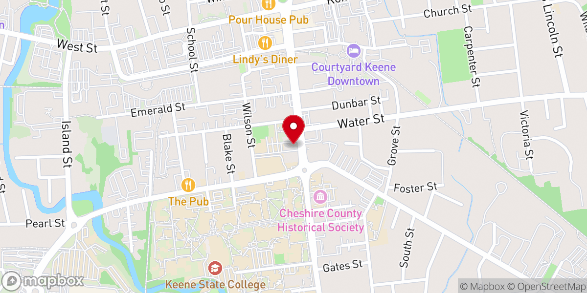 Map showing location of Saint Francis Church