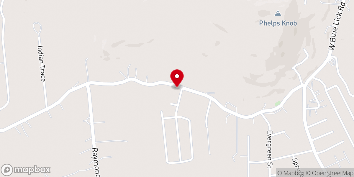 Map showing location of Pleasant Valley Church