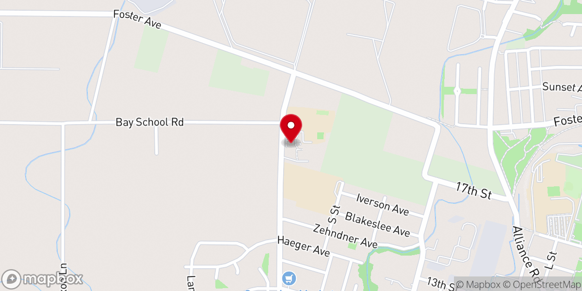 Map showing location of Saint Mary Roman Catholic Church