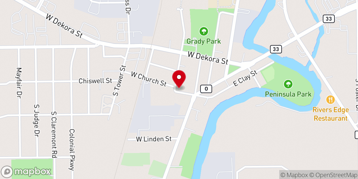 Map showing location of St. John XXIII Catholic Church - Immaculate Conception Church Site