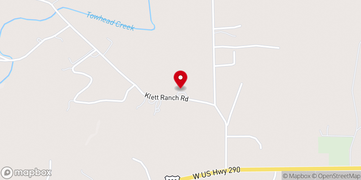 Map showing location of Community Church of the Hills