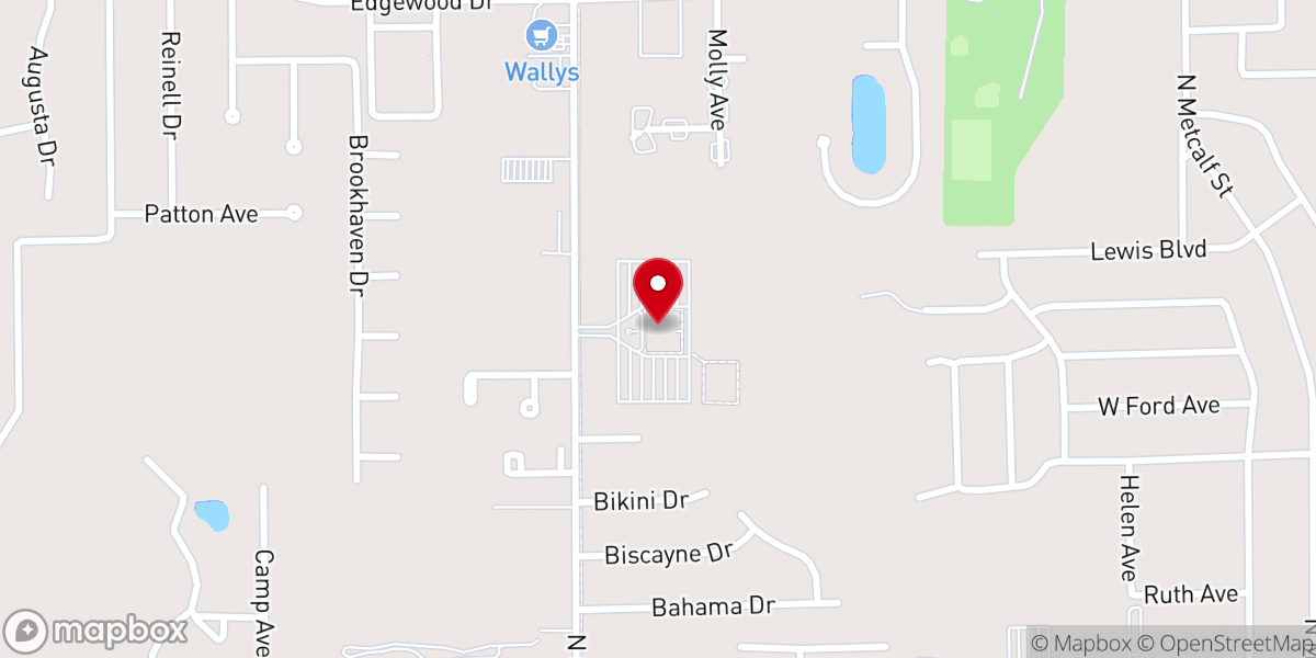 Map showing location of Cornerstone Church Lima