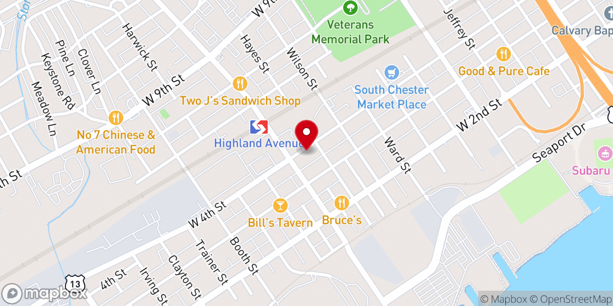 Map showing location of St Hedwig's Convent