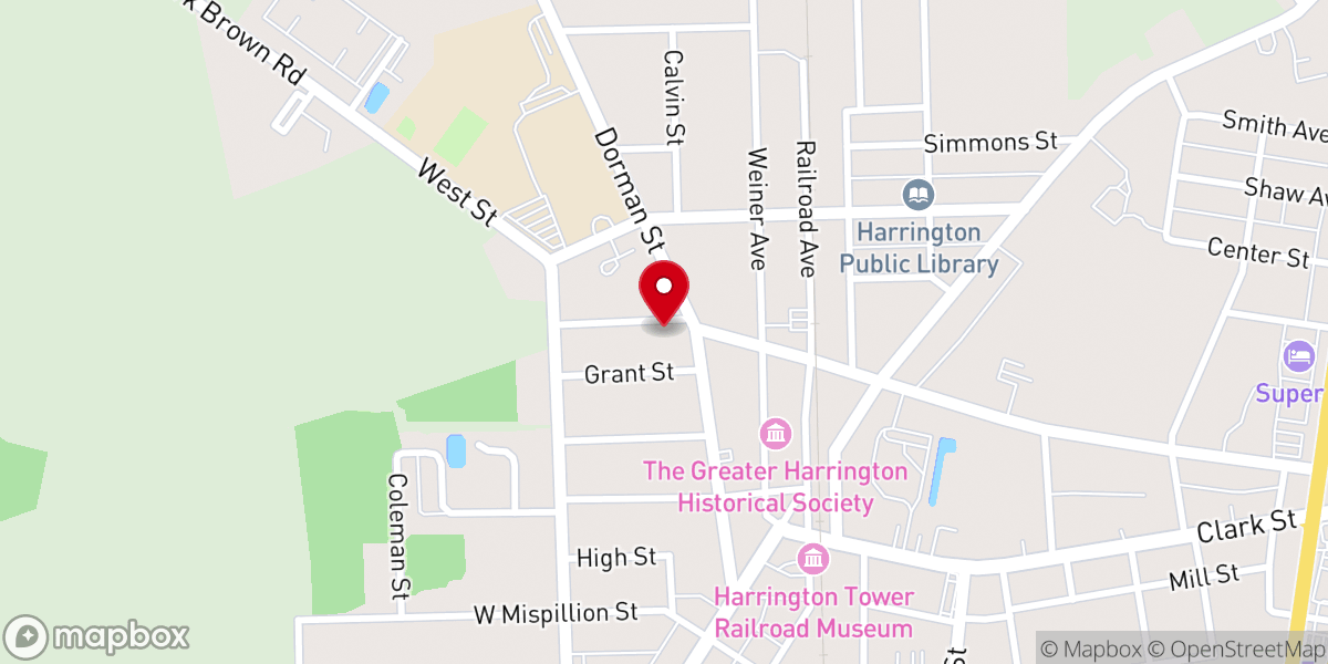 Map showing location of Dover Miracle Revival Center Inc