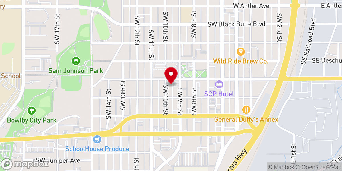 Map showing location of Rcstudentministries