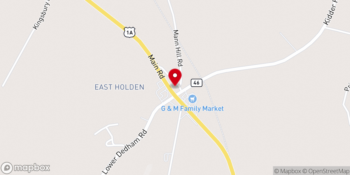 Map showing location of Grace Bible Church