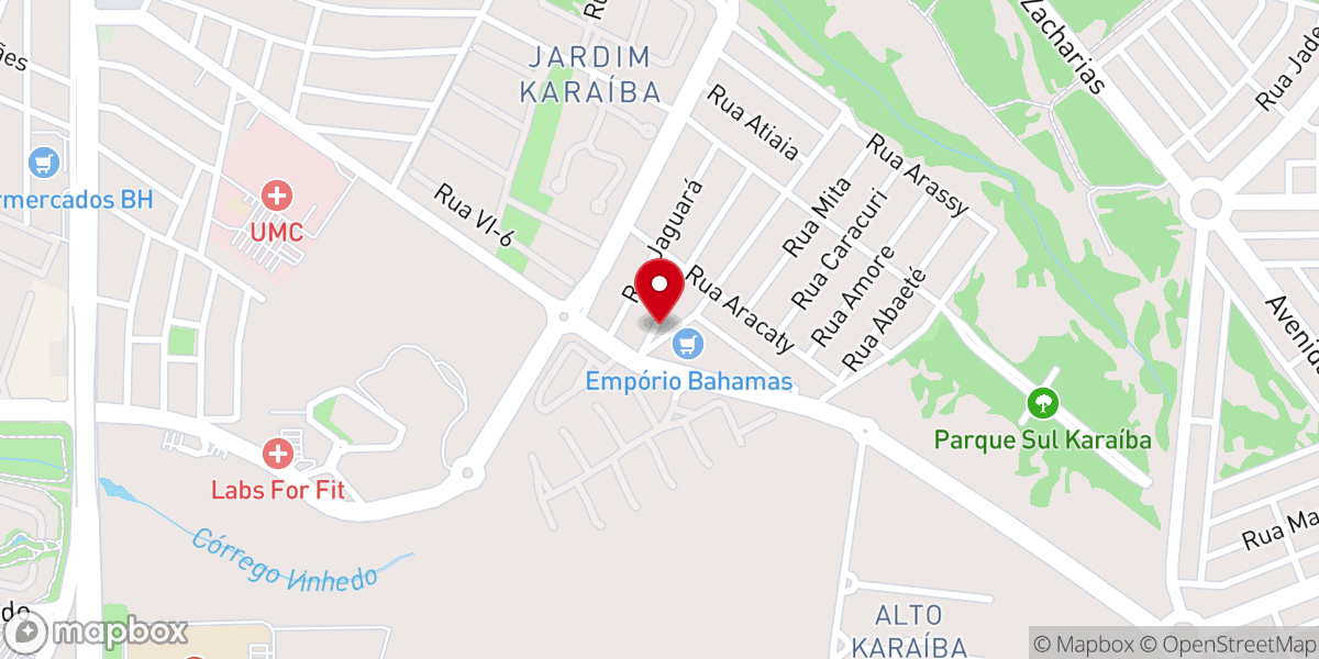 Map showing location of Comunidade Nossa Senhora Das Graças