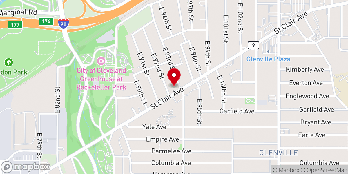 Map showing location of Straightway Church
